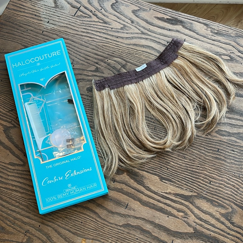 Halocouture the original halo 100% Remy human hair 16” color 622